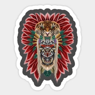 Tiger warrior Sticker